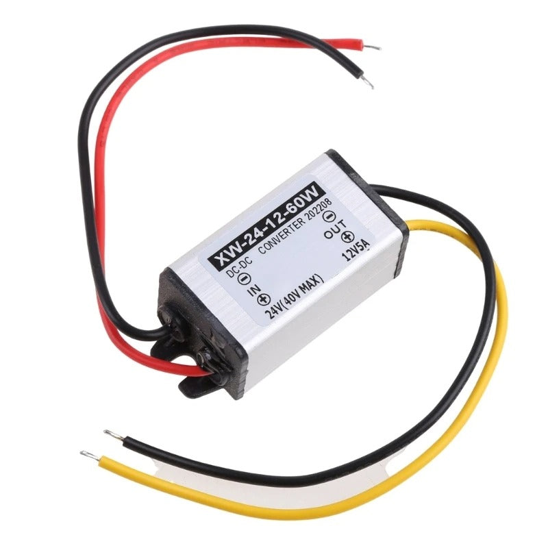 Omvormer van 24V naar 12V - cont. 4A - max 5A Omvormer van 24V naar 12V - cont. 4A - max 5A